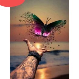 Full Square Diamond Embroidery Butterfly Full Display Animal Diamond Painting Cross Stitch Homejoy - Square - 45x60cm
