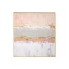 Hand Painted Gold Foil Abstract Oil Painting Wall Art Modern Minimalist Pink Picture Canvas Home Decor For Living Room No Frame - 120x120cm