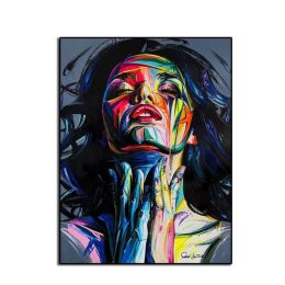 Ha's Art 100% Handmade Large Home Decor Francoise Nielly Face Oil Painting Fashion Picture Portrait Palette Knife Canvas Acrylic No Framed - 150x220cm