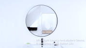 [ONLY FOR PICK UP] Home Decor Wall-Mounted Mirror XH - 32 inch