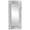 Aviator Mirror 43.3"x19.7" Metal - Silver