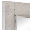 Aviator Mirror 43.3"x19.7" Metal - Silver