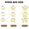 72Pcs 3D Butterfly Wall Decals Removable Self-adhesive Mural Stickers DIY Decor - Gold
