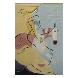 Ha's Art 100% Handmade Abstract Oil Painting Wall Art Modern Minimalist Abstract Picture Canvas Home Decor For Living Room No Frame (Size: 100x150cm)