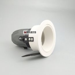 Hotel engineering led washing wall lamp 10W indoor washing wall lamp anti glare ceiling lamp embedded 75 shooting lamp (Color: Is white)