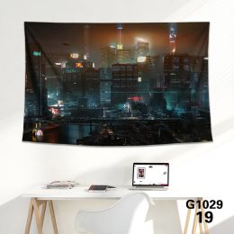 Game background cloth tapestry wall cloth tapestry decoration canvas (Size: 150x100cm, Color: 19style)